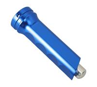 GAROZATION Universal Easy Installation with Blue Handbrake Cover Aluminum Alloy Simple and Elegant Design for Compatible with Most Automotive Hand Brake Levers Car Interior Accessories
