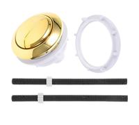 GAROZATION Universal with Sturdy and Reliable Texture Extra Long Rod Design and Dual Push Toilet Button Flush Tank Replacement Random Color Suitable for Dual Flush Toilet in Hotel