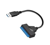GAROZATION USB 3.0 with Intelligent Chip to Serial Ata Iii Hard Drive Data Cable Plastic and Copper Material 2.5 Inch Easy Drive Line for External SSD and Nas
