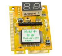 GAROZATION Versatile and Technicians Testing Card for Motherboard with Electronic Components Orange Colour Supports Multiple Motherboard Models for Convenient Enthusiasts Laptop