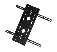 GAROZATION Wall Mounted Tv Stand Black Tv Wall Bracket with Strong Load Capacity Space Saving Storage Holder for Living Bedroom Office