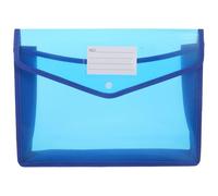 GAROZATION Waterproof A4 Document File Bags for Protecting Contracts and Legal Documents 2pcs PP and Cloth Organizer Folder with Snap Button Closure, Large Capacity for Office Workers