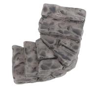 GAROZATION Weather Resistant Resin Miniature Stone Steps Unique Design and Sturdy Build, Fairy House Accessories for Outdoor Micro Landscape and Garden Decoration