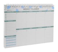 GAROZATION Weekly to Do List Notebook with Hourly Planning, Multifunctional Paper Planner for Study and Home Use, Portable and Stylish Weekly Work Planner Notepad