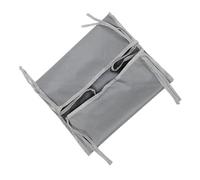 GAROZATION Wheelchair Organizer Bag Under Seat Storage with Side Mesh Pocket, Waterproof Oxford Cloth Folding Basket for Mobility Scooter and Wheelchair Accessories