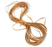 GAROZATION Wicker Furniture Repair Kit 32M PE Rattan Strip DIY Handcraft Material for Chair Table Storage Box Repair Wood Grain Effect Lightweight and Sturdy