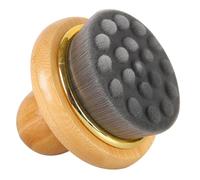 GAROZATION Wood Handle Cat Paw Bath Brush with Soft Fibres and Built-in Sponge for Gentle Face and Back Cleansing, Relaxing Shoulders, Neck, and Back, for Daily Use in Bath