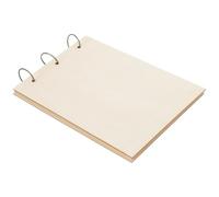 GAROZATION Wooden Guest Book and Record The People Present for Wedding Ceremony with Beige Paper Pages, Rustic Style to Keep as A Souvenir for Many Occasions
