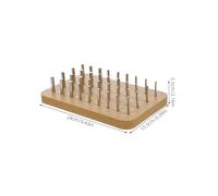 GAROZATION Wooden Pegboard Hand Rehabilitation Board for Fine Motor Skills Development and Occupational Therapy Cognitive and Finger Dexterity Trainer for Adults