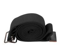 GAROZATION Yoga Stretch Strap for Pilates and Meditation Non-elastic Tension Band for Flexibility and Posture Correction Black Auxiliary Equipment for Fitness and Physical Therapy