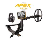 Garrett Ace APEX Metal Detector + 6" x 11" Viper Coil & MS-3 Wireless Headphones