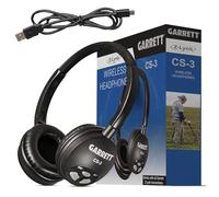 Garrett CS-3 Wireless Z-Lynk Headphones - Lightweight, High-Fidelity Audio, USB-C Rechargeable, 30-Hour Battery - Compatible with Z-Lynk Enabled Metal Detectors