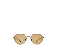 Garrett Leight Benny J pilot-frame sunglasses - Brown 51