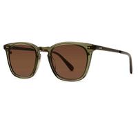 Garrett Leight GETTY II S LIMU-ATG/MO Men's Sunglasses Green Size 48