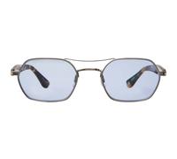 Garrett Leight GOLDIE SUN BS-BIO-SPT/PAC Men's Sunglasses Silver Size 50