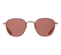 Garrett Leight WORLD SUN ATG-SPBRNSH/SFPMGT Men's Sunglasses Gold Size 49