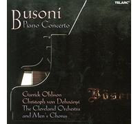 CD80207 Garrick Ohlsson Busoni: Piano Concerto CD CD80207 NEW