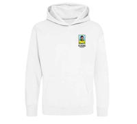 Garrincha World Cup Sticker Kids Hoodie - White / 12-13 years