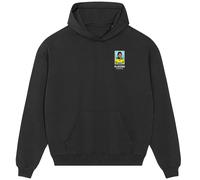 Garrincha World Cup Sticker Men's Hoodie - Black / 3XL