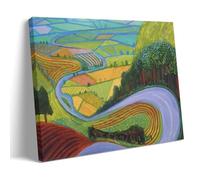 Garrowby Hill By David Hockney Artists Works Printed Poster Picture Print Wall Art Canvas Decor Homes Decorative 16x24inch(40x60cm)