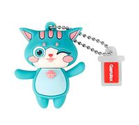 GARRULAX USB Flash Drives, 64GB Waterproof Silicone USB2.0 High Speed USB Thumb Drives Memory Stick Pen Date Storage Pendrive U Disk (Green Cat)