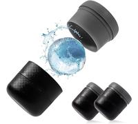 GARRULO Bourbon Ice Cube Molds, Large Ice Ball Maker, 3 Pack Black