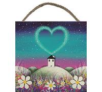 Garry Floyd, EMB10885, Garry Floyd - Love You to The Stars Wooden Block, Multi-Color, 20 x 20cm