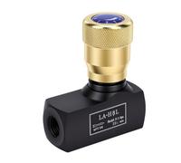 Garsent 1/4in NPT Hydraulic Needle Control Valve Carbon Steel, 31.5MPa Precision Regulator with Free Reverse for Industrial Agricultural Hydraulic Systems