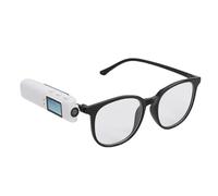Garsent 2.7K Action Camera with Glasses Mount, FPV Cam with 110° Lens and WiFi, Wearable Video Recorder for Outdoor Sports Pet Walking Daily Vlog (White)
