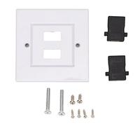 Garsent 2 Port HD Multimedia Interface Wall Plate | Outlet Panel 4K HDR with Female to Female for Home Theater