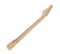 Garsent 22 Fret Electric Guitar Neck Maple Fretboard Replacement with Bone Nut Pre Drilled 10mm Tuner Holes Dual Action Truss Rod for ST Right Handed