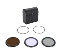 Garsent 3 in 1 Magnetic Camera Filter Set, CPL ND1000 LPR Lens Filter Kit with Quick Release Adapter Rings, Compatible with ZV-1 RX100 G7X GR Series Mirrorless Cameras