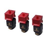 Garsent 3 Pcs High Hotend Kit Replacement for X2D P2S H2D H2S H2C Left A1 A1 Mini 3D Printer 0.4mm 0.6mm 0.8mm Hardened Steel Nozzle