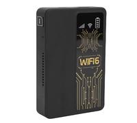 Garsent 4G LTE WiFi Mobile Hotspot, 10 Connected Devices, Multiple Networks, Portable Internet for Campers, Motorhomes and Travels, WiFi6 2.4GHz Portable Hotspot 300Mbps WiFi Router (Black)