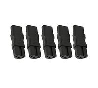 Garsent 5Pcs IEC320 C13 to C15 Power Socket Adapter, Copper Standard Converter Connector Replacement for PDU Chassis Power Supplies, Laptop Power Adapters, UPS Sockets, Plug and Play