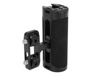 Garsent Camera Cage Side Handle, Up Down Adjustable Silicone Handgrip with 1/4 Inch Positioning Screw, Left Right Universal Handle for Tilta, Cold Shoe Mount