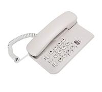 Garsent Corded Telephone, Big Button Hands Free Landline Telephone for Hotel Home Office.(White)