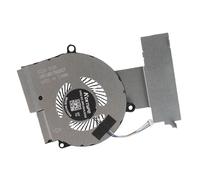 Garsent CPU Cooling Fan for for OMEN 15 dc, 4 Pin Silent Replacement Laptop CPU GPU Cooling Fan for OMEN 15 Dc L30204 001 L29354 001, Reduce Temperature During Continuous Operation(GPU Fan)