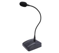 Garsent Desktop Gooseneck Condenser Microphone, Cardioid Adjustable XLR Podium Microphones with Base for Lectures Meetings Streaming Video Conferencing