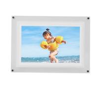 Garsent Digital Picture Frame, 10.1 Inch WiFi Smart Cloud Electronic Photo Frame, 32GB, APP Wireless Transfer, Weather Forecast Slideshow, Touch Screen Photo Frame for Home Office (UK Plug)
