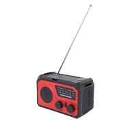 Garsent Emergency Weather Radio, 16000mAh Portable AM FM WB Radio, Solar Radio with Flashlight, SOS Alert, Compass, 3 Charging Methods for Outdoor Camping and Power Outages