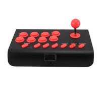 Garsent Fight Stick Joystick, Wireless Bluetooth Fighting Game Controller with Turbo Macro Programming, Fighting Game Keyboard for iOS, for Android, PC, for for for Steam