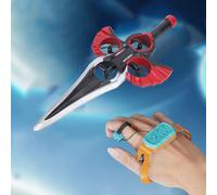 Garsent Flying Sword RC Airplane, Gesture Control Airplanes for Kids Adults, Remote Control Planes with Light, 360° Flip Fighter Jet Toy, Stunt Roll, for Kids Boys Girls (Red)