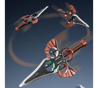 Garsent Flying Sword RC Glider with Autopilot, Remote Flying Sword Stunt Control Hand Wave Lightweight RC Airplane Gift for Teens and Adults, 360° Flip Fighter Jet Toy (Antique Brass)