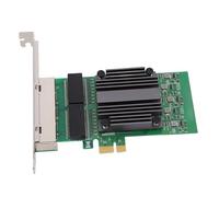 Garsent Gigabit 4 Port PCIe X1 Network Card with 82571 Chip for Industrial PCs, Stable Connections for Servers - for //VMware, 4 RJ45 Ports Ethernet Adapter, Server Grade NIC