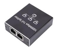Garsent Gigabit Ethernet Splitter, 1 to 3 1000Mbps High Speed Network Splitter, RJ45 Adapter with USB Power Cable for Various Network Devices, Plug and Play