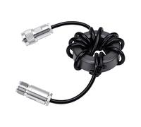 Garsent HF Shortwave Choke Coil 1:1 Current Balun .8-50MHz Common Mode Choke Magnetic Ring for Ham Radio, Anti Interference, 350W/550W Power Capacity, Ni Zinc Material, RG58 Feeder,