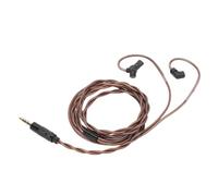 Garsent IEM Cable with Detachable Mic, 3.5mm 0.78mm 2pin Earphone Upgrade Cable for ZS10 PRO, ZSN PRO, EDX, AS16, HiFi OFC Headphone Cord, 1.2m Gold Plated Plug