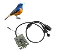 Garsent Indoor Outdoor Security Camera, Bird Box Camera with Night Vision, Low Noise Outdoor Camera with Wide Angle Lens for IOS Android (IMX335 CMOS Sensor 5MP)