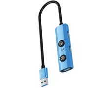 Garsent Language Translator Device, Smart AI Docking Station, Voice Translation Multifunctional USB Hub with GPT Deepseek, 129 Language Translator for Business Learning (USB Interface)